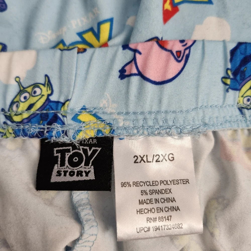 Disney Blue Toy Story Pajama Shorts - Picture 2 of 5